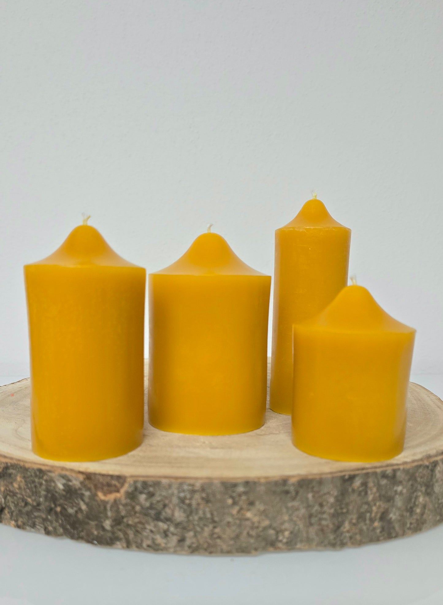Bienenwachskerzen Motiv: "Glatt"