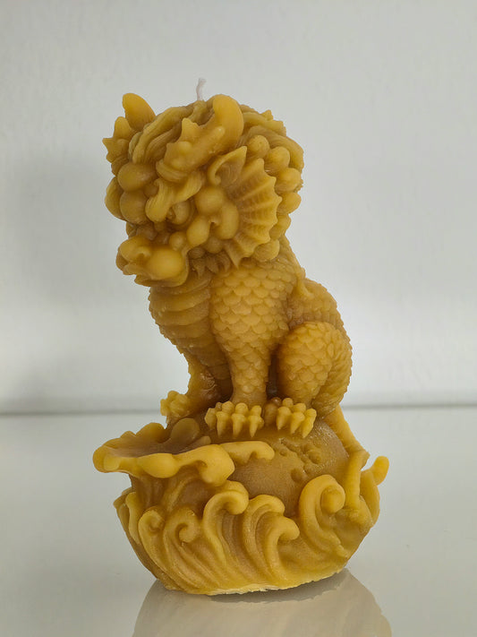 Bienenwachskerze Motiv: "Drache 2"🌹🐍