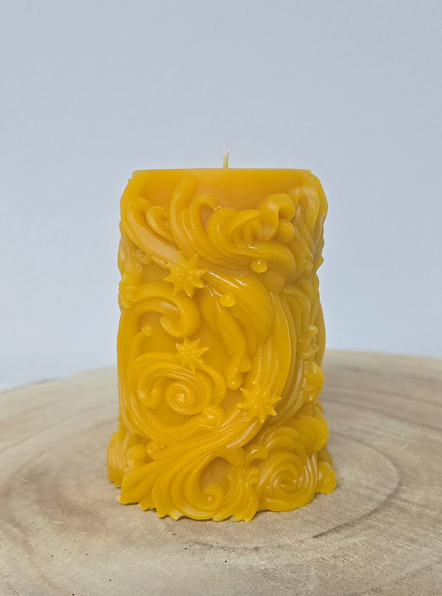 🐝🕯Bienenwachskerze Motiv: "Tropfen"🕯💧