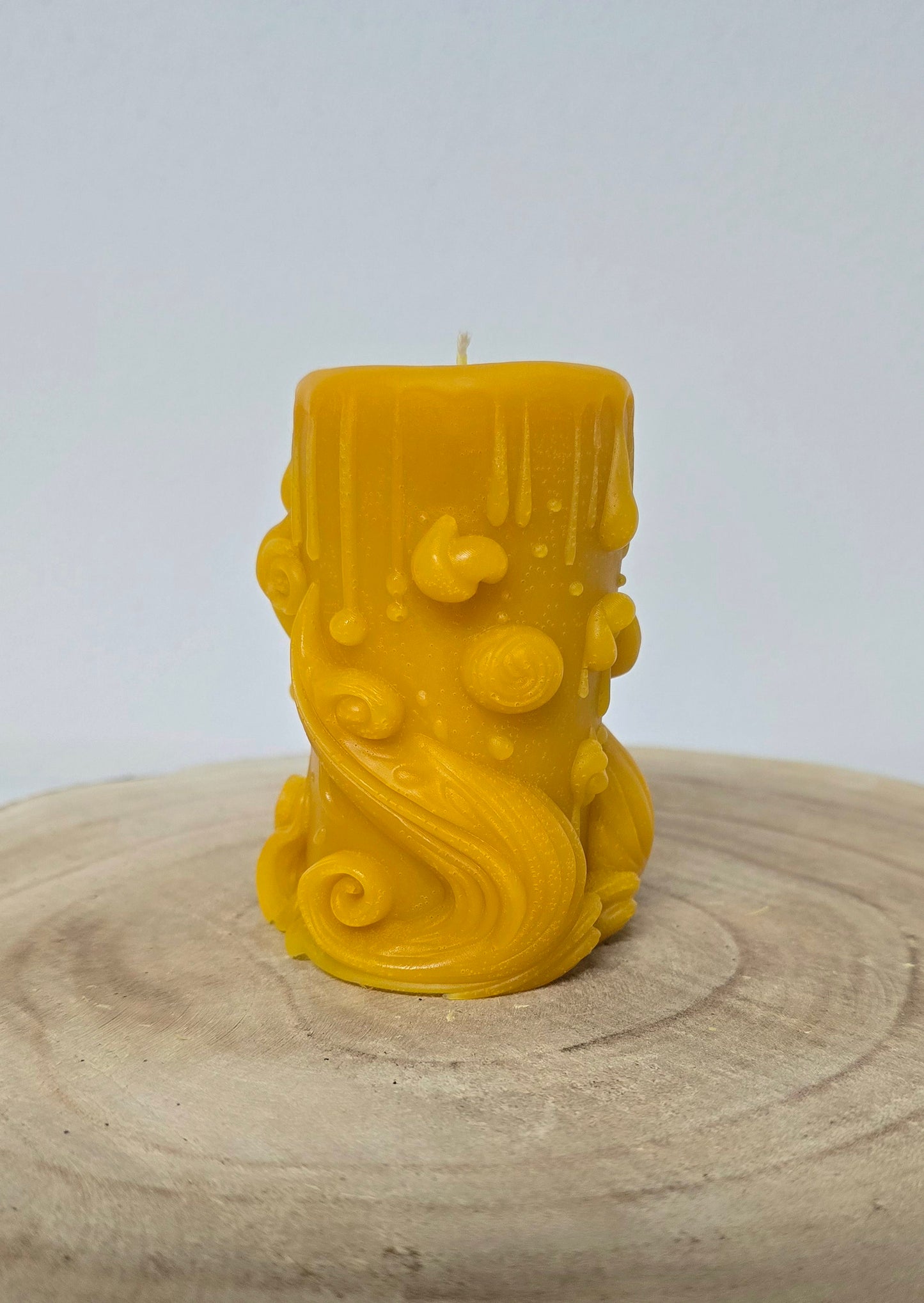 🐝🕯Bienenwachskerze Motiv: "Tropfen"🕯💧
